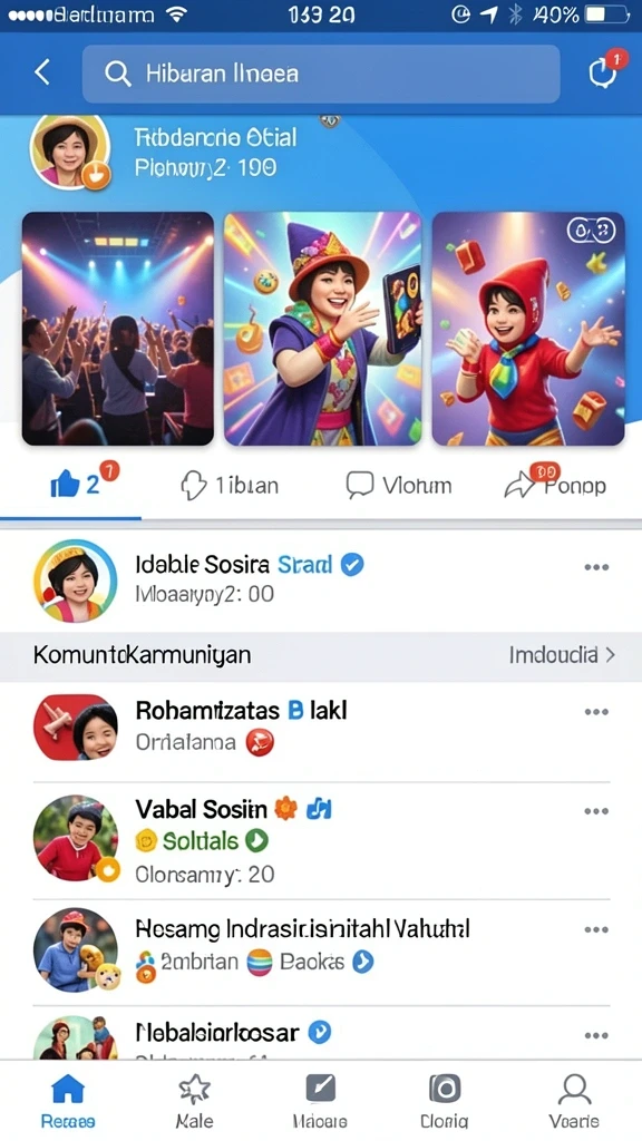 Fitur multiplayer yang memungkinkan bermain dengan teman.