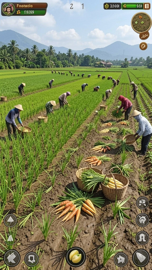Karakter-karakter unik yang dapat dipilih.