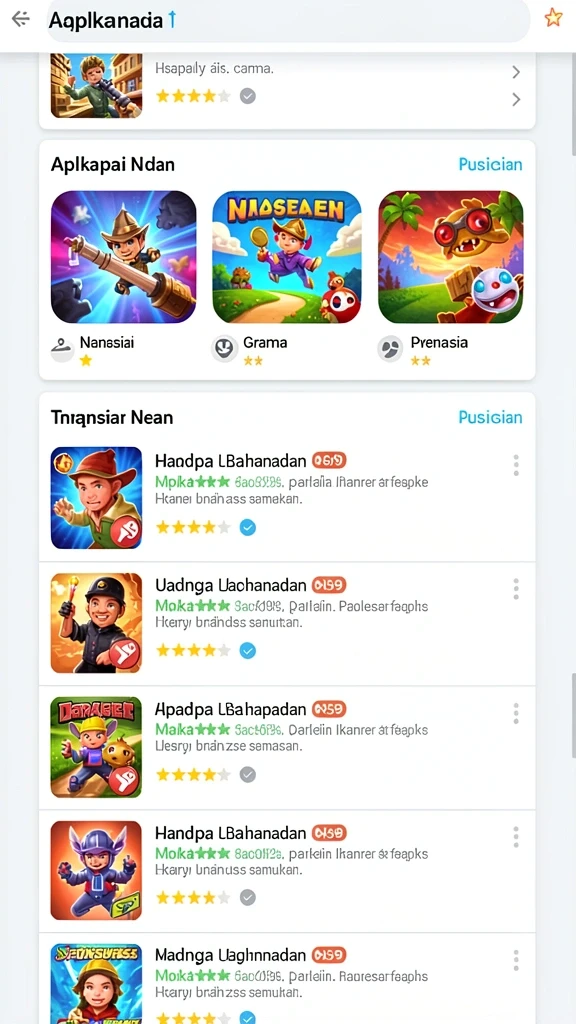 Gim yang menampilkan berbagai level menantang untuk dijelajahi.