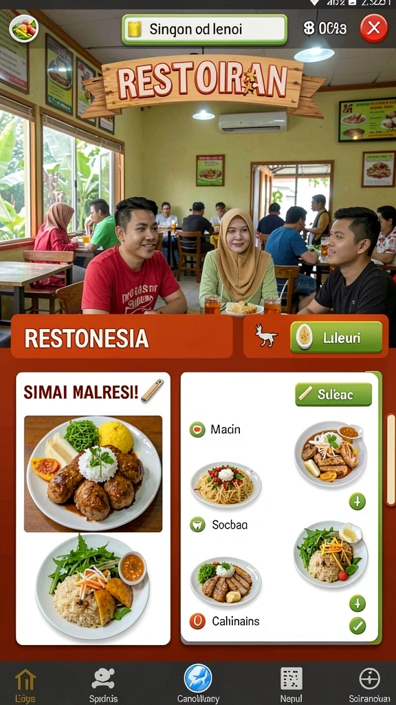 Fitur sosial yang memungkinkan interaksi dengan pemain lain.
