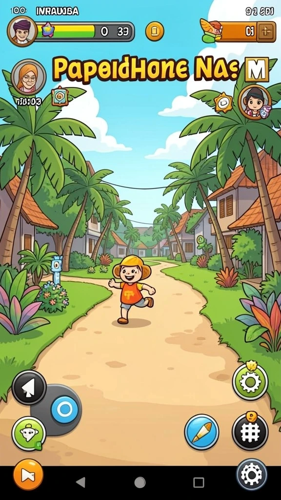 Tampilan antarmuka aplikasi yang menarik.