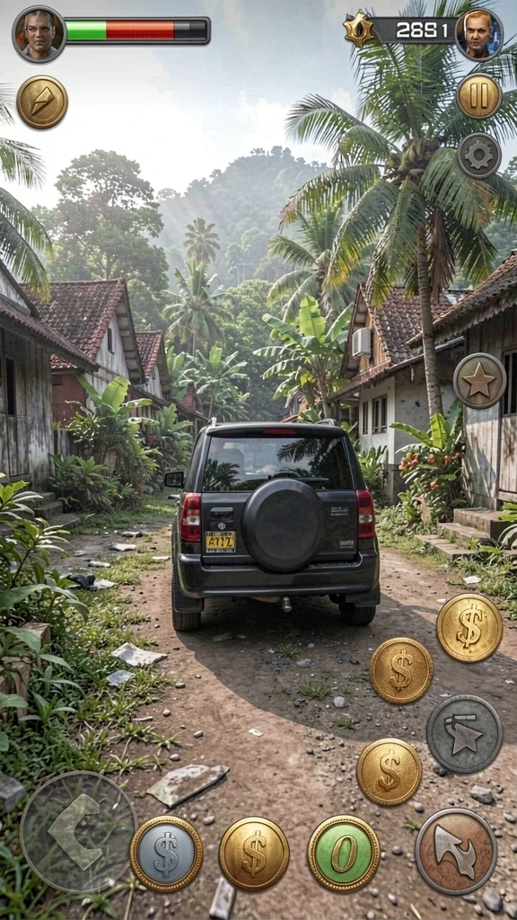 Gameplay yang seru dan penuh tantangan di setiap level.