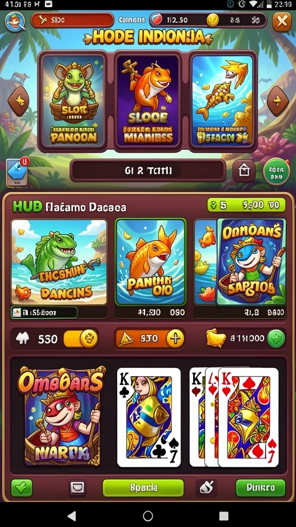 Menu bonus yang menguntungkan untuk pemain.