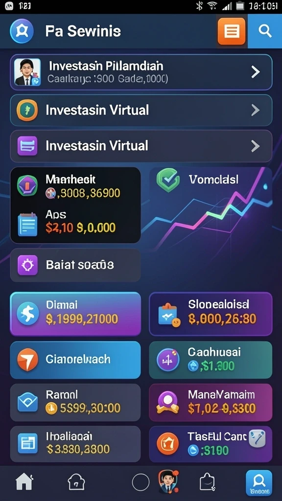 Tampilan utama yang menarik dan mudah dinavigasi.
