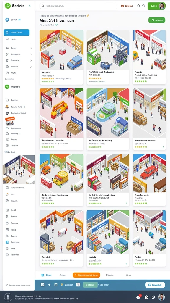Tampilan menu utama yang menarik dan mudah dinavigasi.