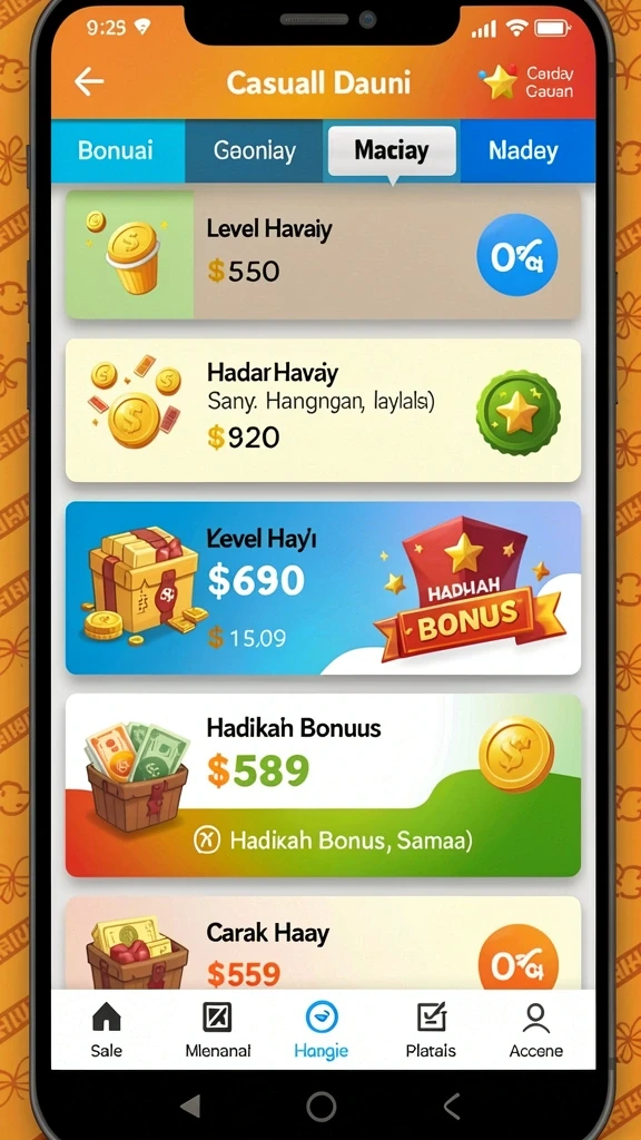 Level yang menantang dan menghadirkan keseruan.