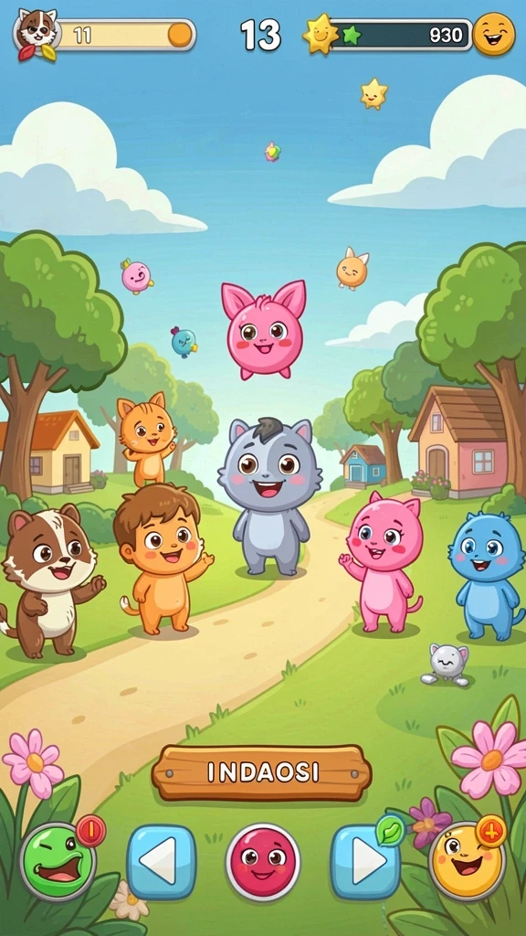 Pemandangan dalam game yang memukau dan detail.