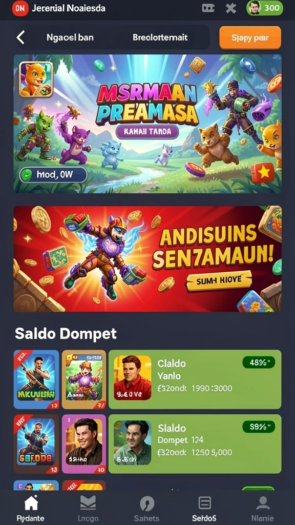 Gameplay seru dengan banyak level untuk dijelajahi.