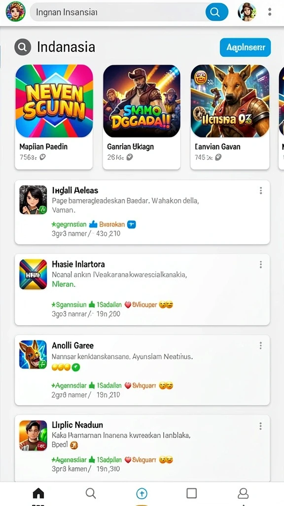 Tampilan antarmuka aplikasi yang user-friendly.