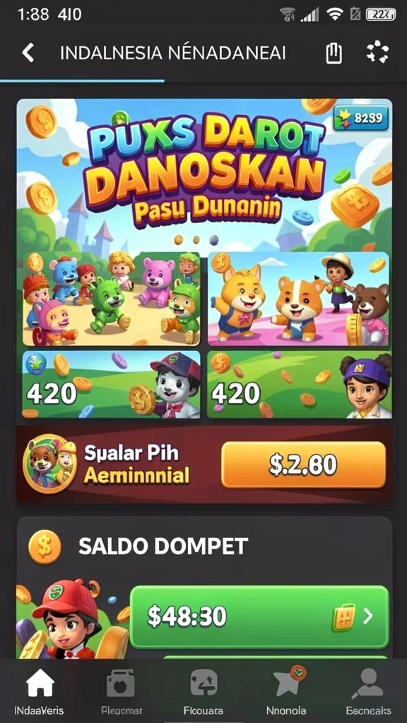 Bonus menyenangkan yang membuat permainan semakin seru.