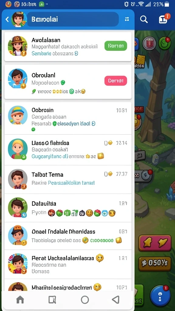 Fitur turnamen dengan hadiah menarik.