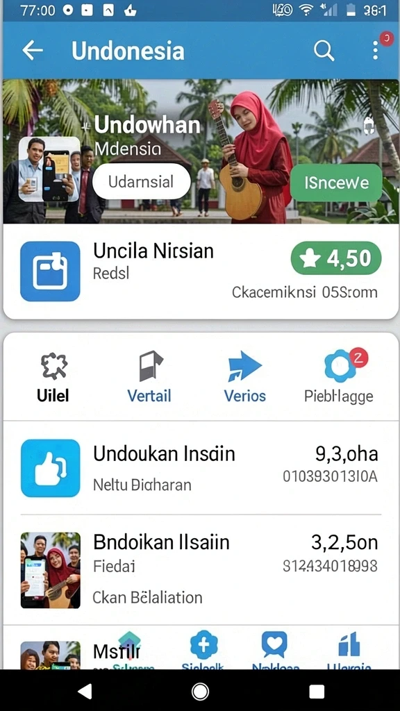 Tampilan antarmuka yang sederhana dan mudah dinavigasi.