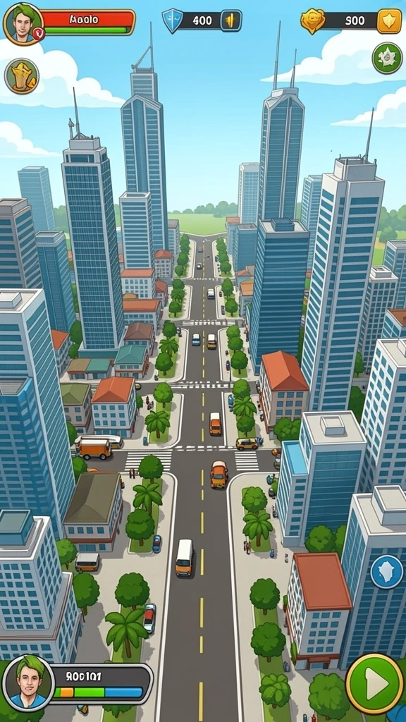 Gameplay yang seru dengan banyak level untuk dijelajahi.