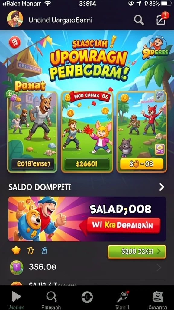 Mode permainan yang beragam dan menyenangkan.