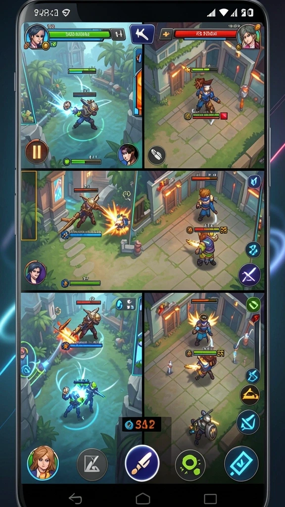 Screenshot menggambarkan momen seru dalam misi multiplayer.