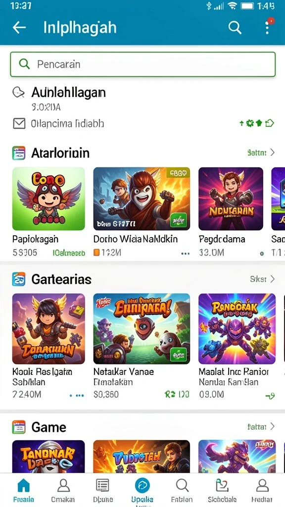 Tampilan antarmuka yang user-friendly.