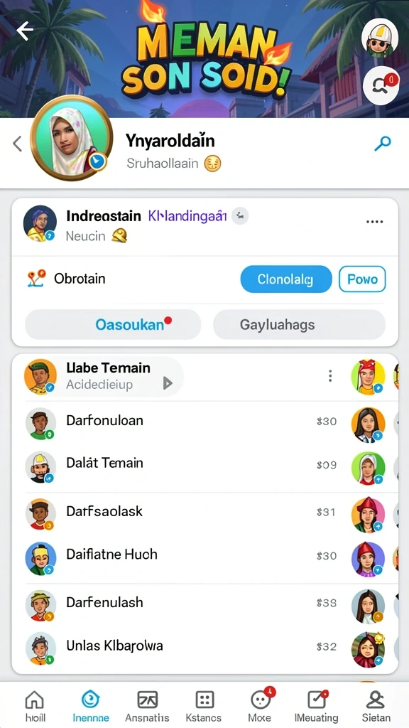 Tampilan antarmuka yang user-friendly.