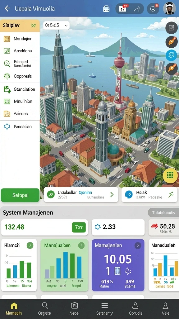 Tampilan antarmuka yang menarik dan user-friendly.
