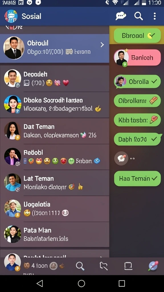 Berbagai pilihan permainan yang menggugah selera.