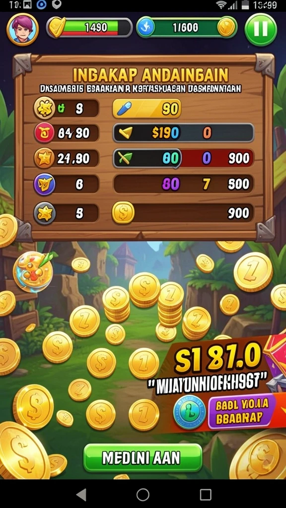 Fitur bonus harian yang menggiurkan.