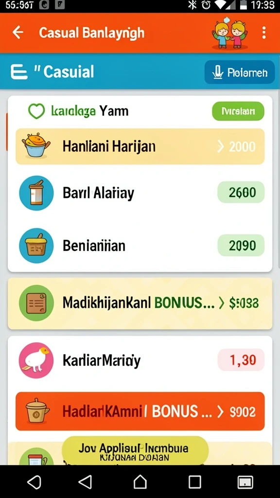 Tampilan antarmuka yang menarik dan mudah digunakan.