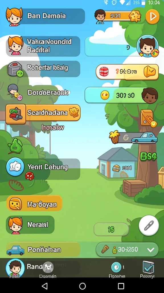 Antarmuka permainan yang menarik dan mudah digunakan.