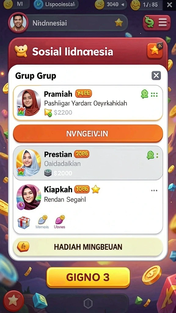 Berbagai karakter dengan kemampuan unik.